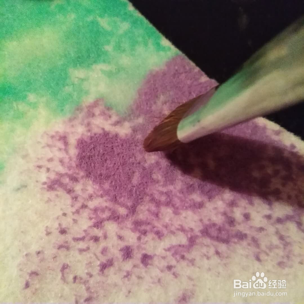 如何在布料上画七彩星空？