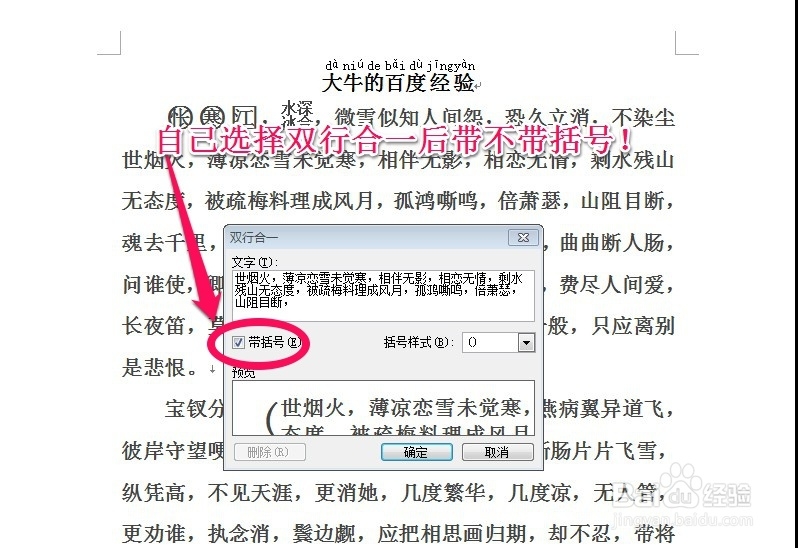word操作教程：[10]中文版式的使用
