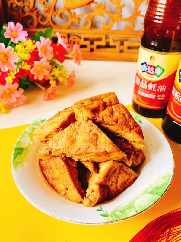 味达美香煎冻豆腐