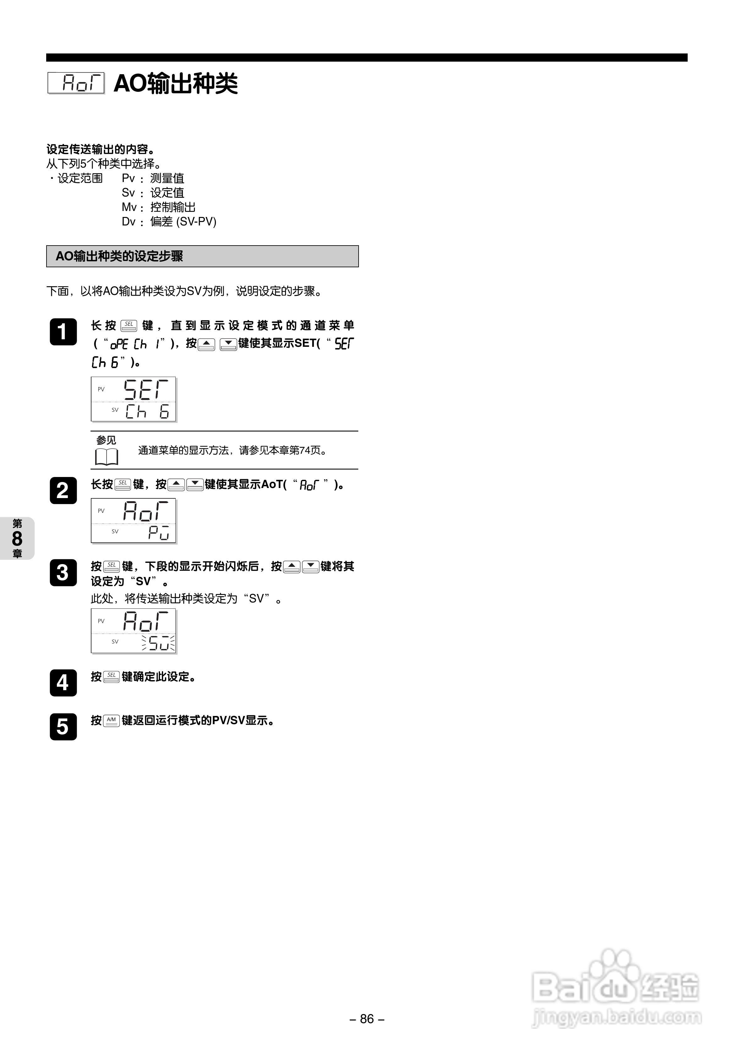 富士PXG 数字式温度调节器操作手册:[9]