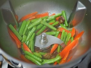 豆角焖面的做法