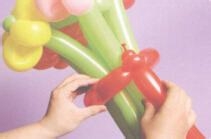 魔法气球造型系列之小花盆