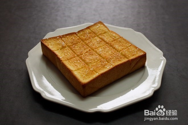 黄油砂糖吐司片