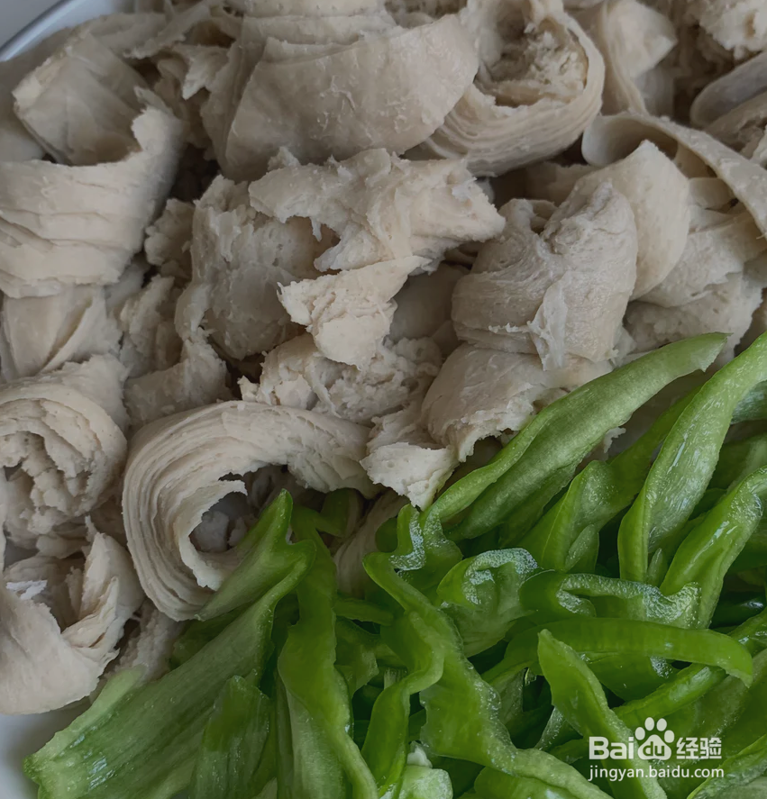 下饭菜—青椒炒面筋