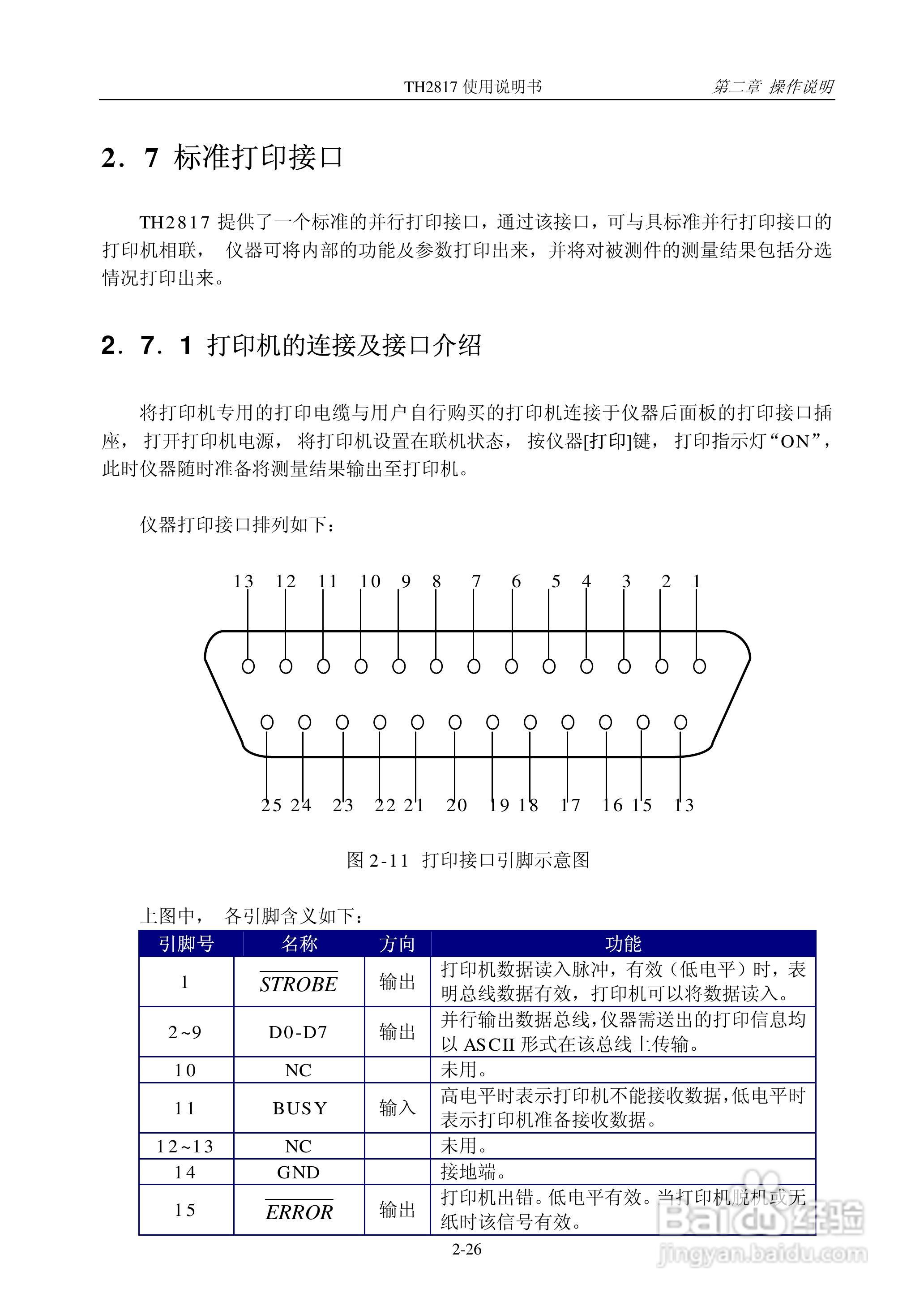 TH2817 LCR数字电桥说明书:[4]