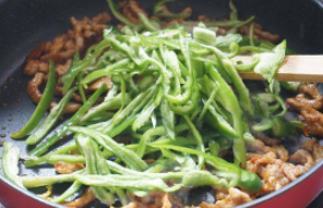 青椒肉丝做法