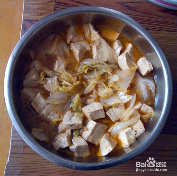 <b>白菜炖大豆腐</b>