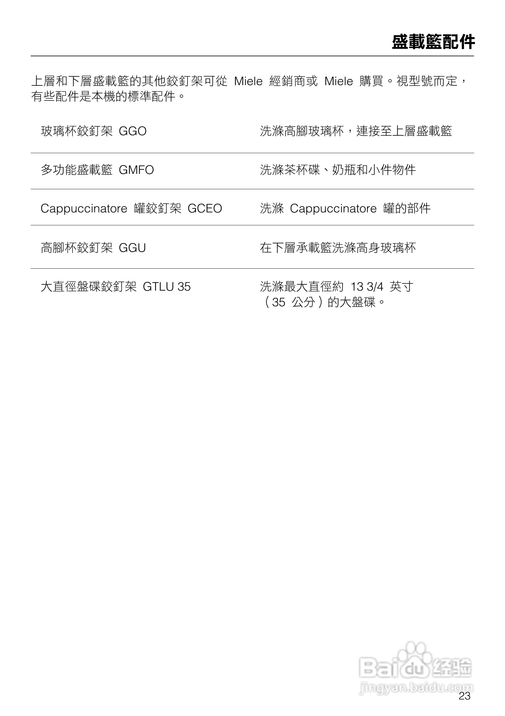 美诺Miele洗碗机G1143使用说明书:[3]