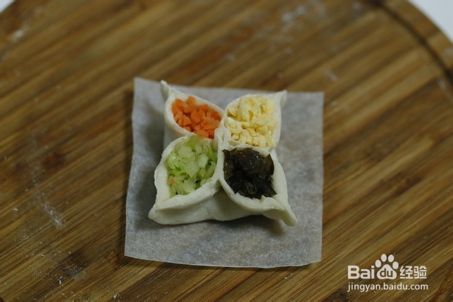 怎样做鲜香味美的四喜蒸饺