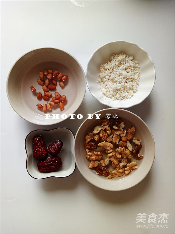 益智补血核桃粥