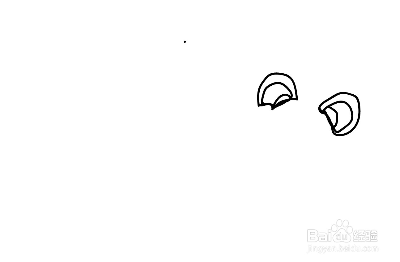 小老鼠的简笔画