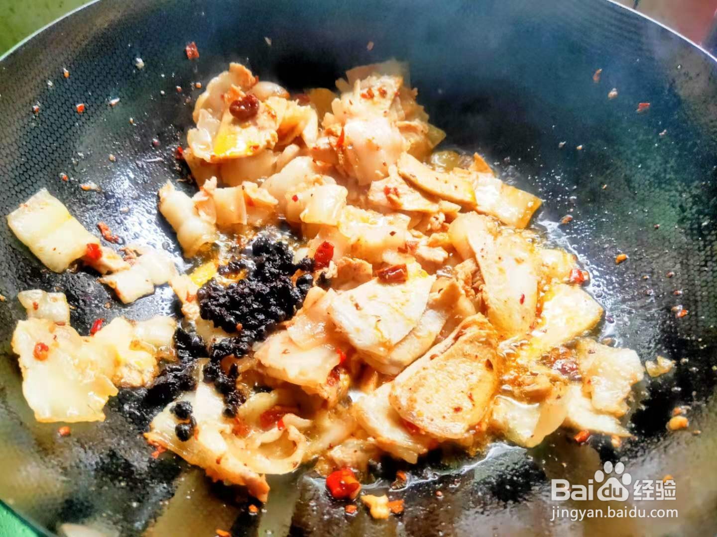 洋葱豆豉回锅肉---养生菜系列