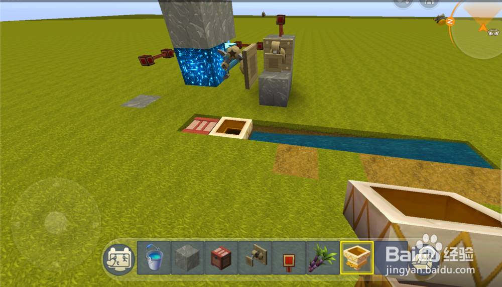 迷你世界中如何制作甘蔗自动收割机