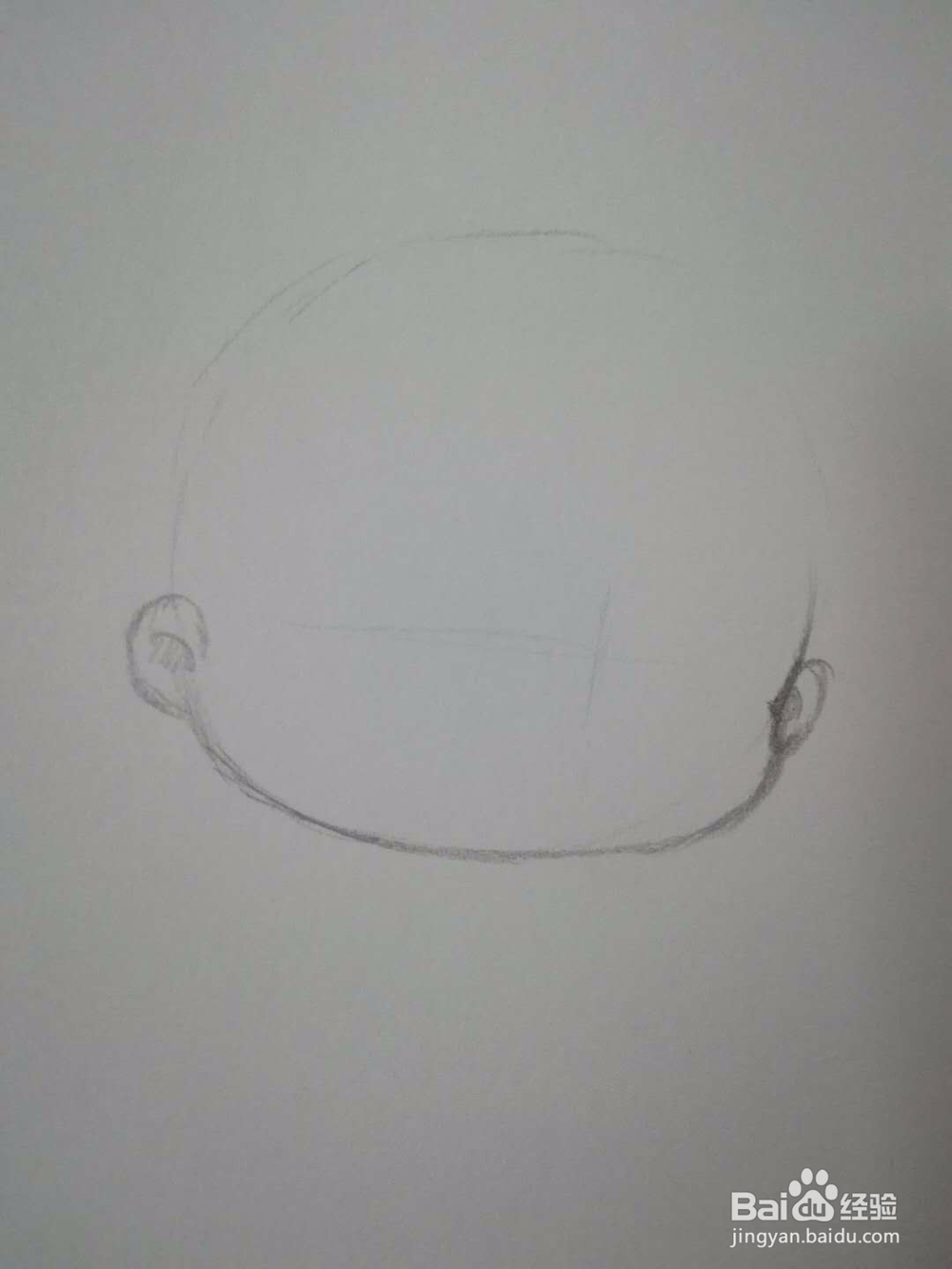 如何画Q版动漫人物头部手绘线稿