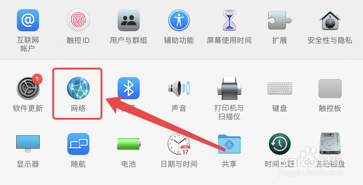 苹果macbookair电脑USB10/100LAN在哪