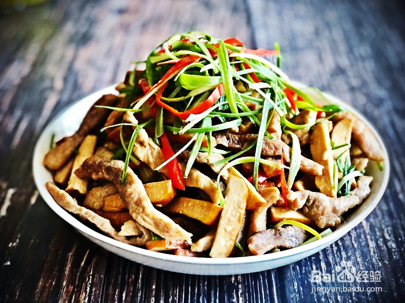 如何做豆干炒肉丝