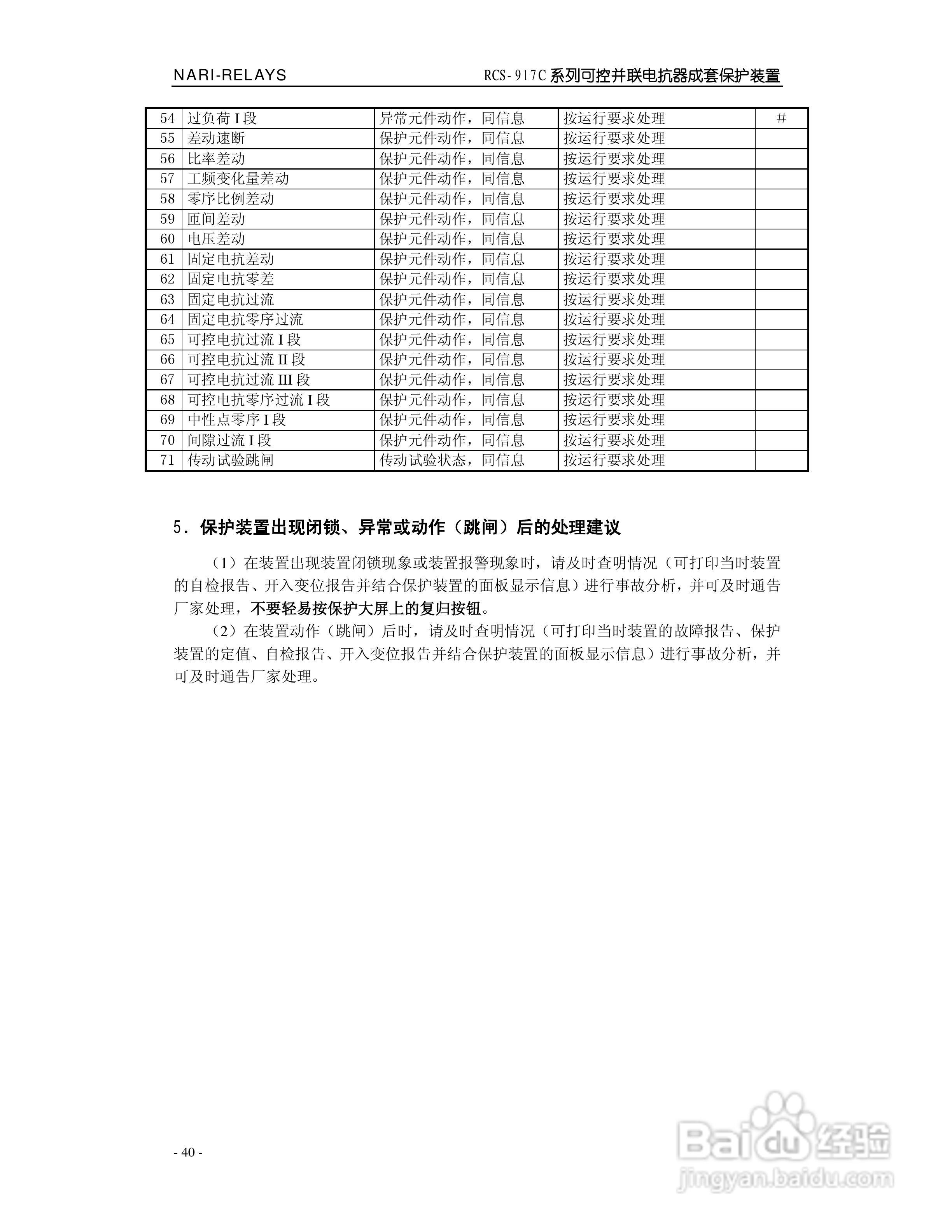 南瑞继保RCS-917C型高压可控并联电抗器成套保护装置使:[5]