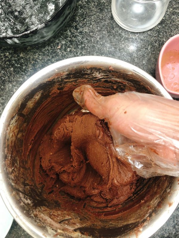 巧克力爆浆蓝莓曲奇