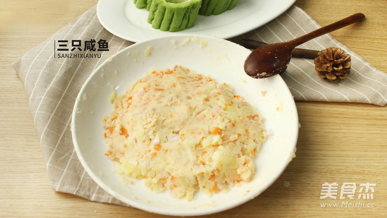 苦瓜酿土豆泥