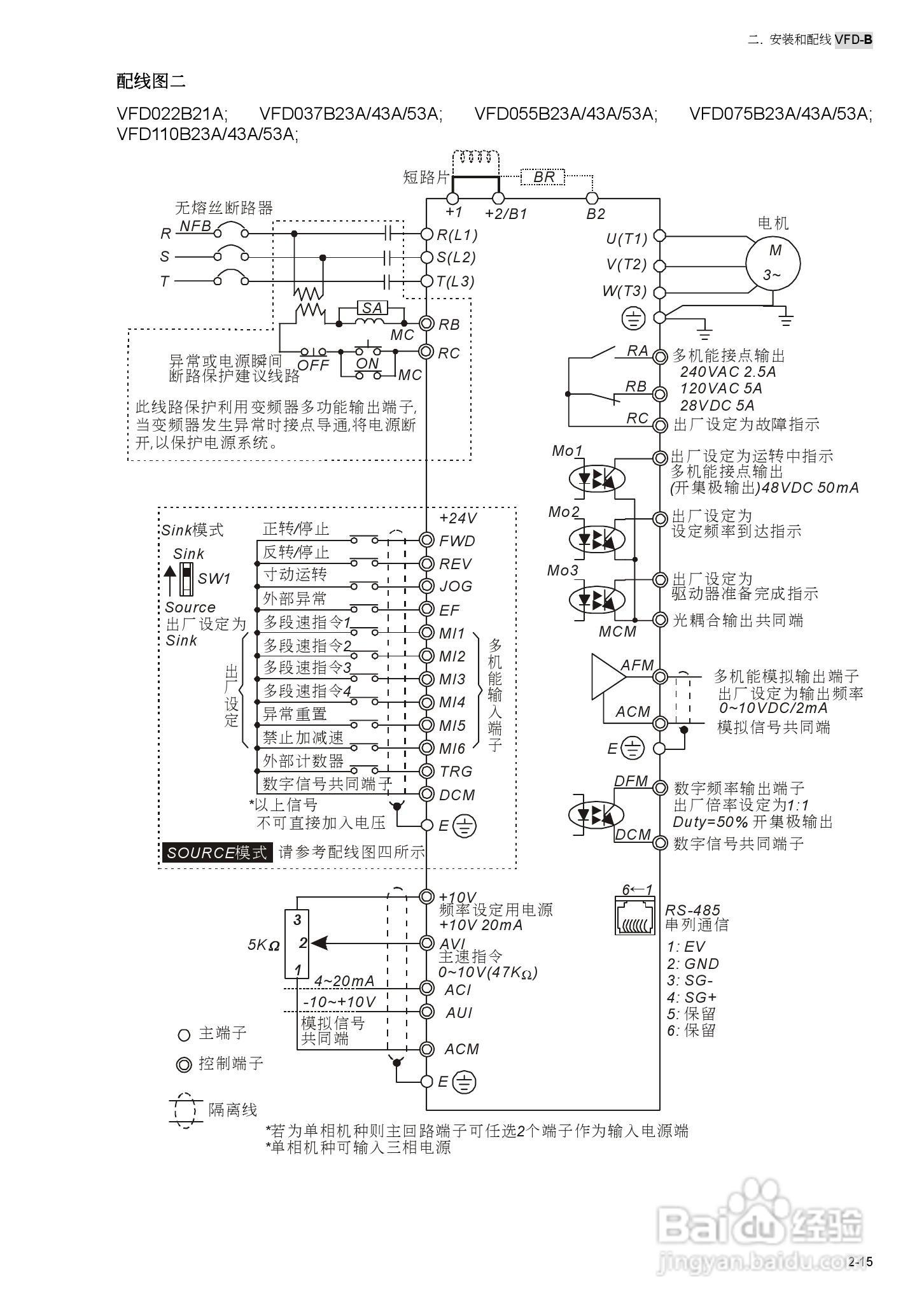 VFD-B电机驱动器使用手册:[4]