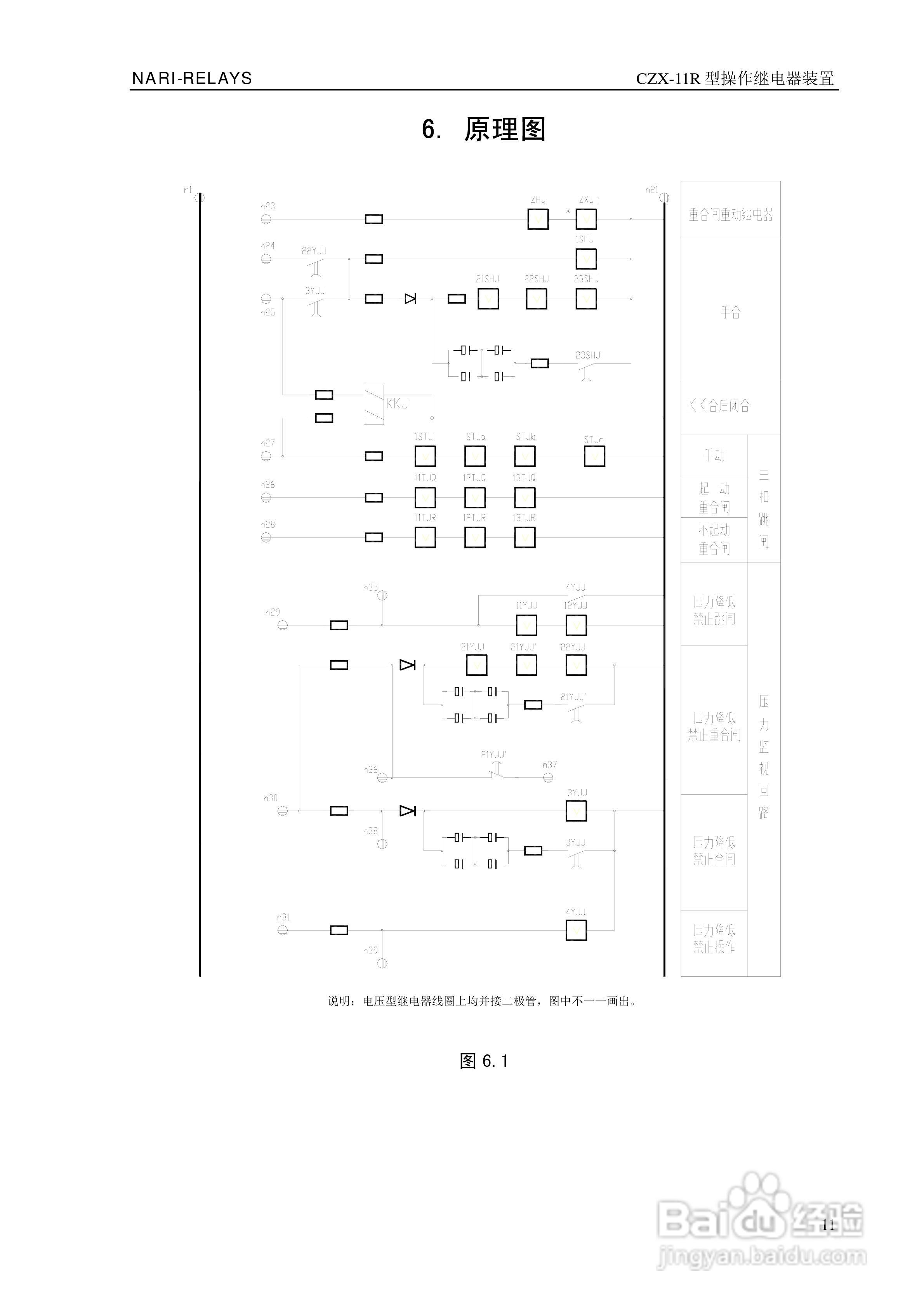 CZX-11R型操作继电器装置技术说明书:[2]
