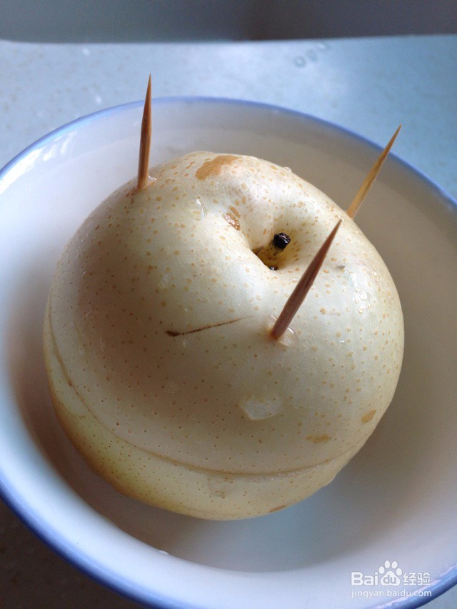 冰糖炖梨的简单做法