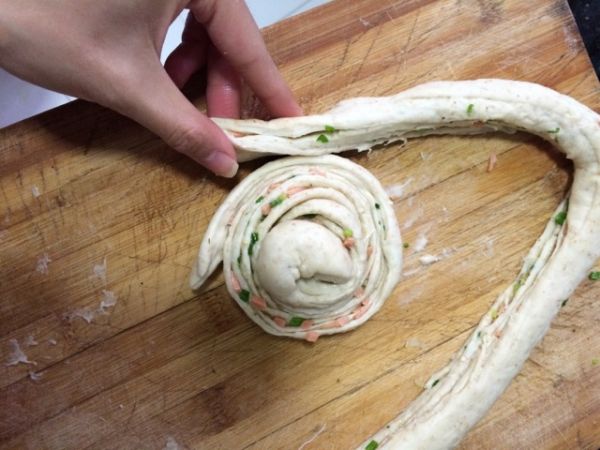 火腿酥脆葱油饼