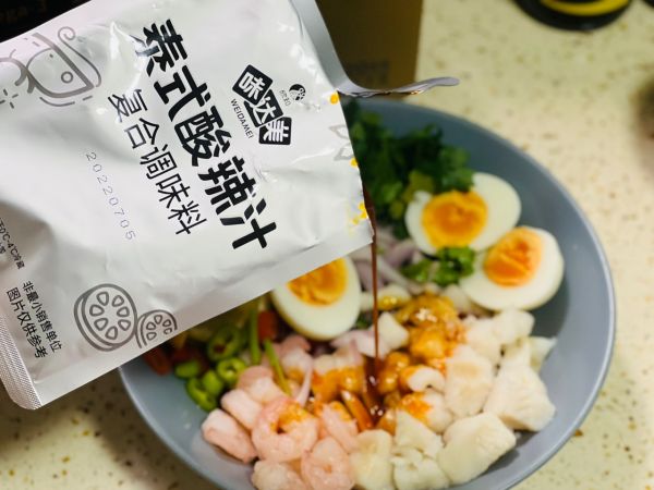 泰式酸辣捞汁虾仁巴沙鱼