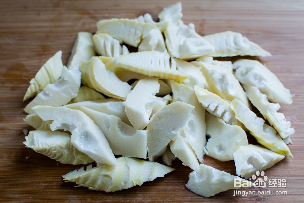 田园美食油焖春笋