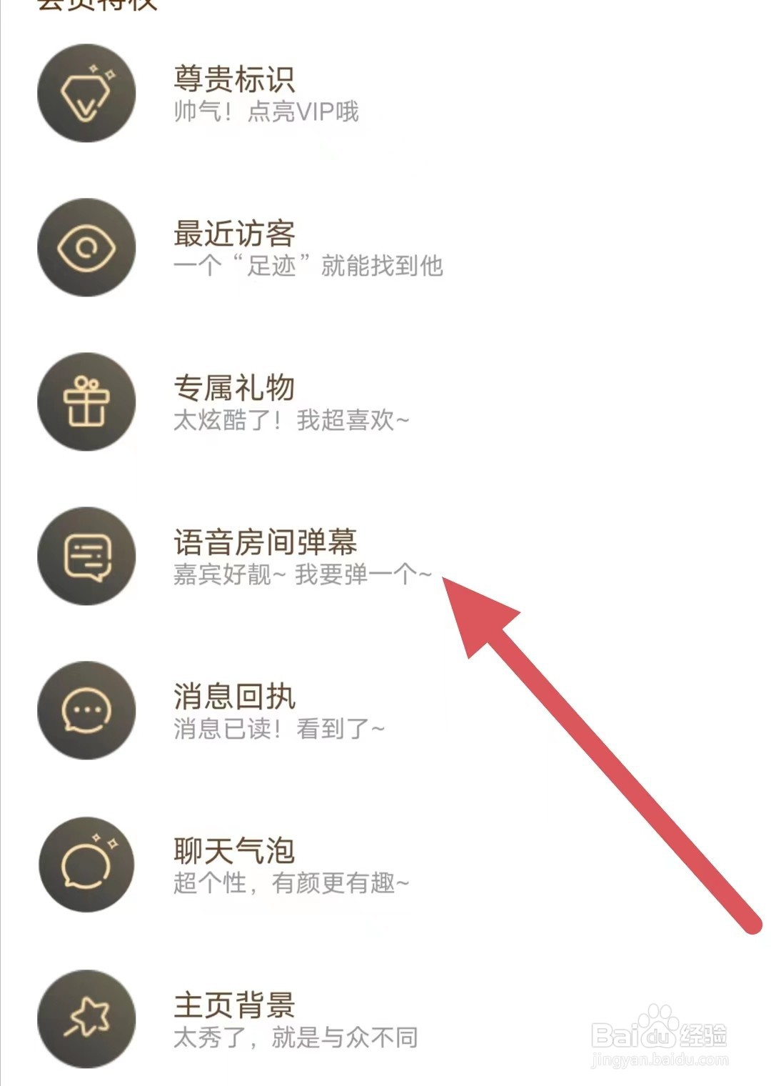 见见如何查看语音房间弹幕