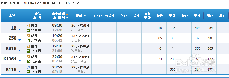火车票怎么查询余票 火车票怎么查询票价