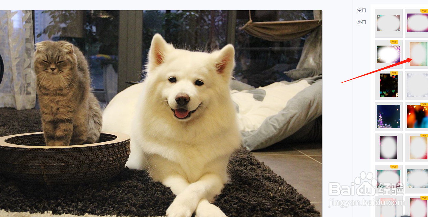 美图秀秀怎么给图片添加炫彩边框