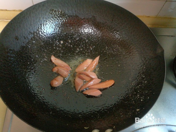 如何制作韭苔鸡蛋炒虾仁