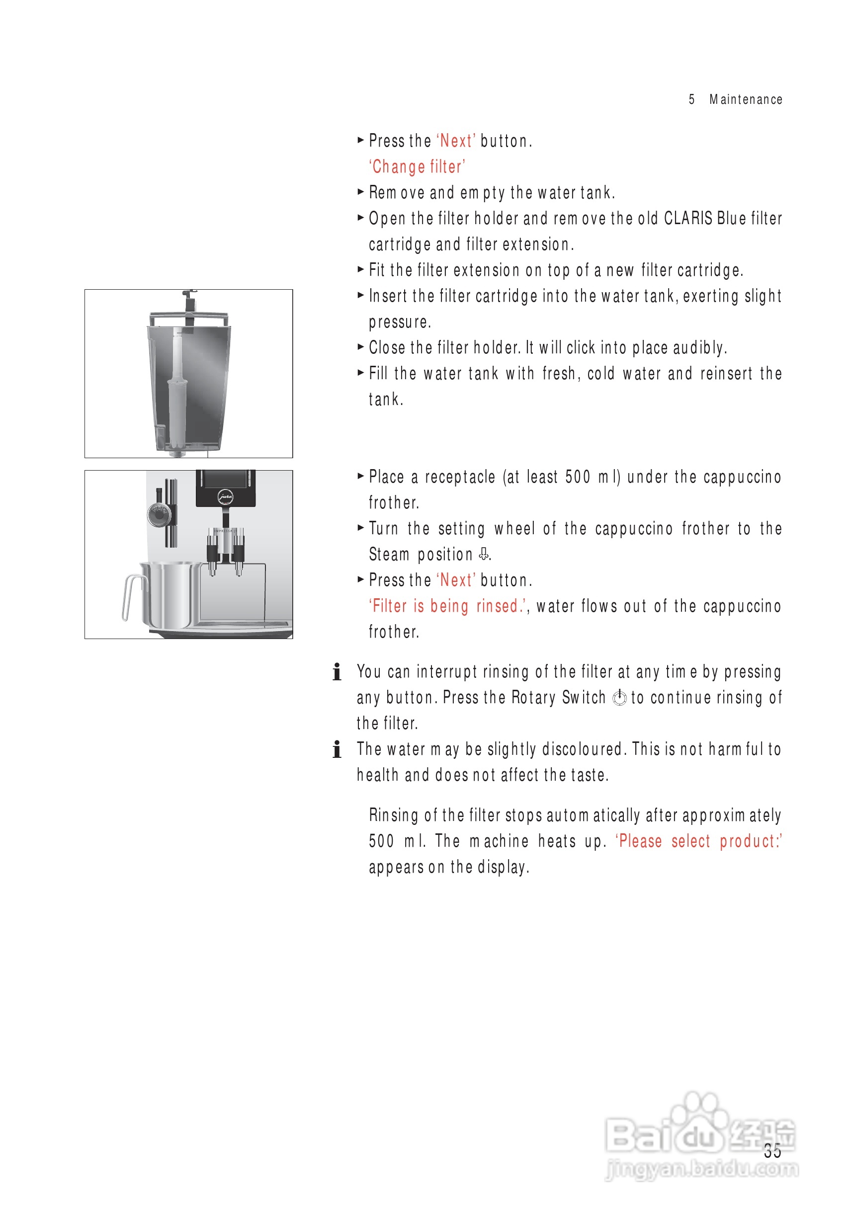 JURA IMPRESSA J9.3 One Touch TFT 咖啡机使用手册:[2]