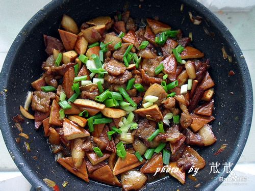 豆干炒肉片