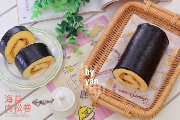 海苔肉松蛋糕卷