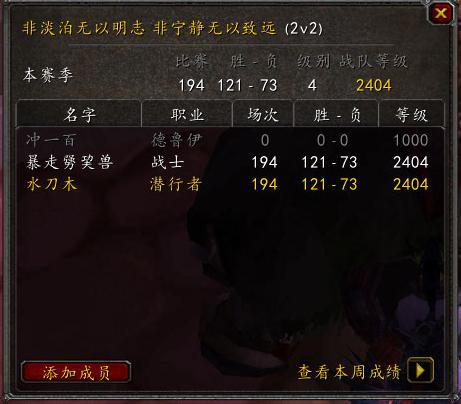 怎样用“战贼组合”在竞技场组合打法全分析