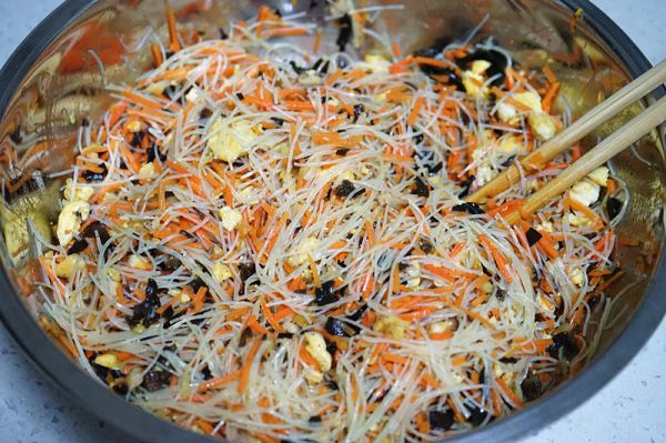 胡萝卜馅素包子