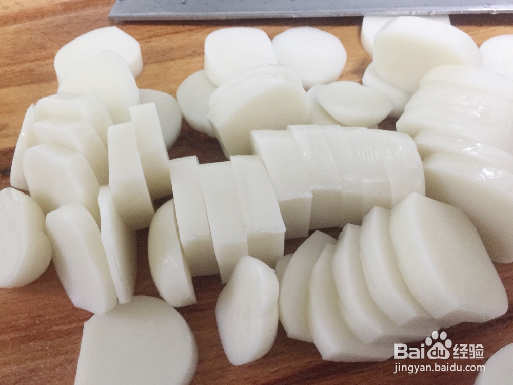 毛蟹大闸蟹炒年糕海鲜美食教程