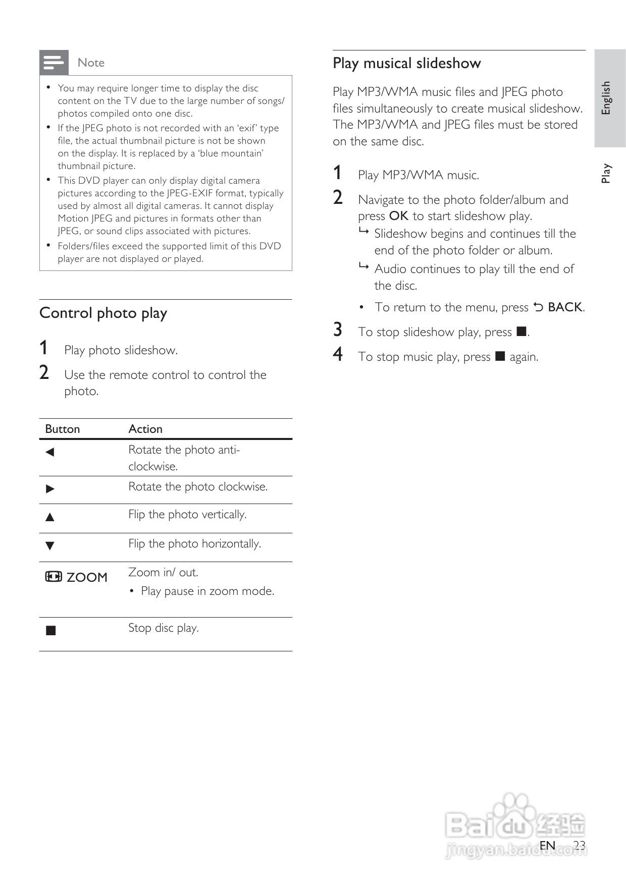 飞利浦DVP3360K/98 DVD播放机使用说明书:[2]