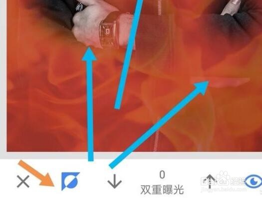 怎么用摄影修图软件制作人和火的合影？