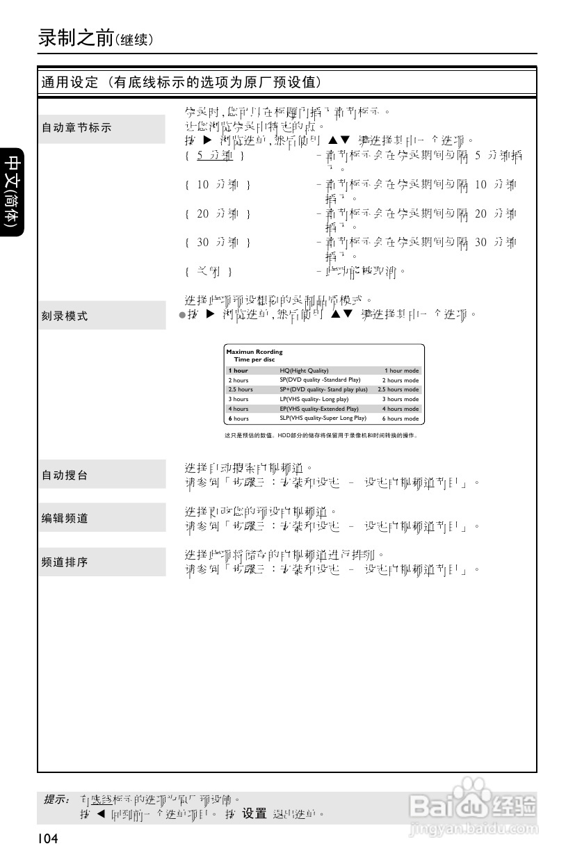 飞利浦DVDR3588H/93 DVD硬盘录像机使用说明书:[2]