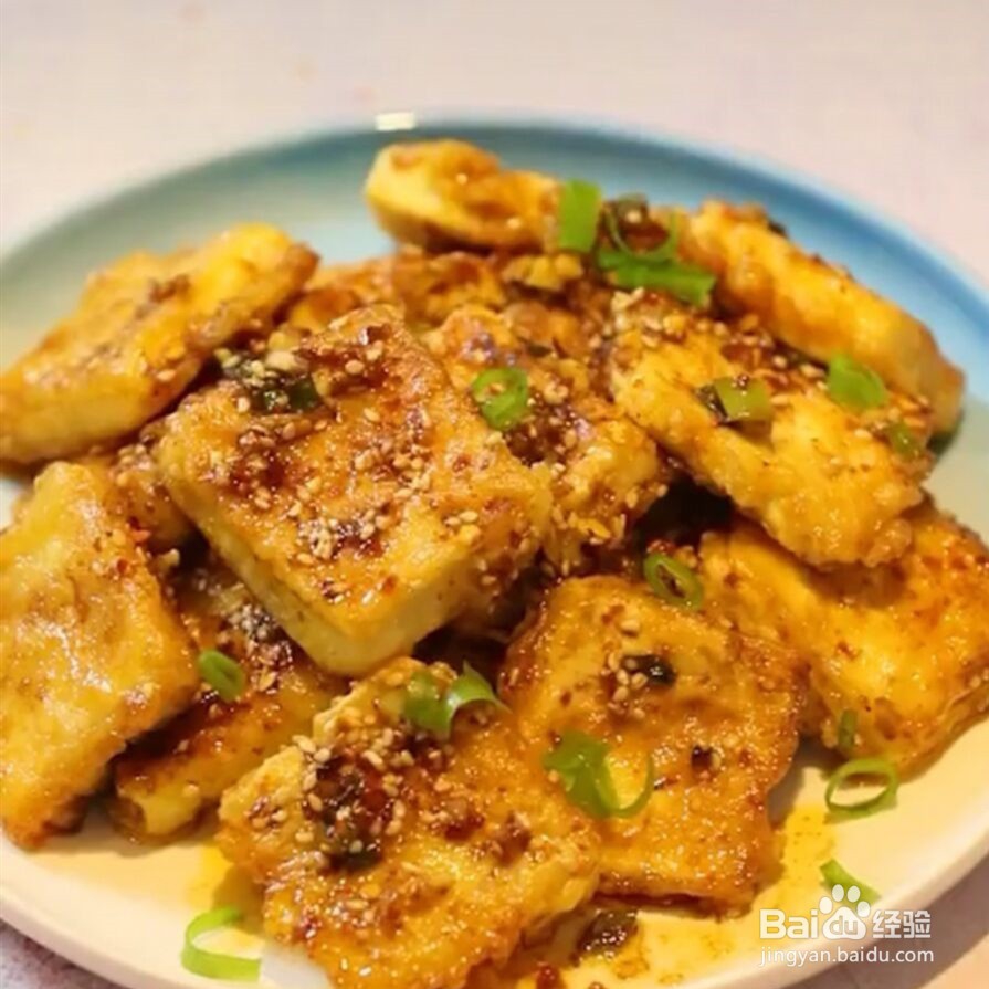 看了流口水的香煎豆腐