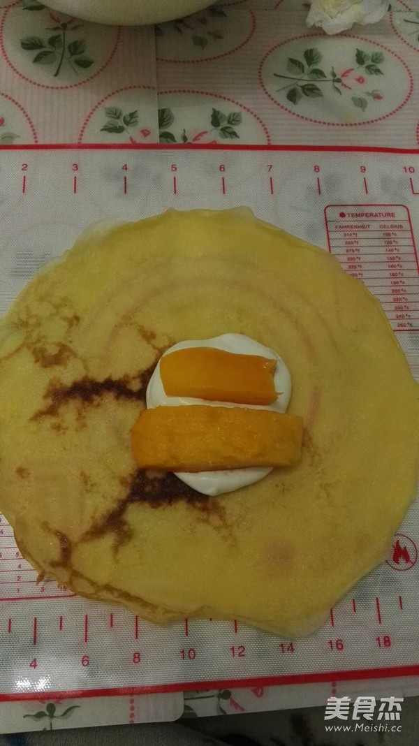 芒果班戟的做法