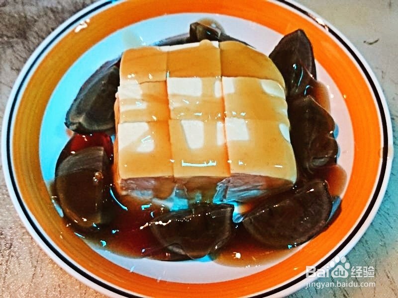 怎样做出家常菜系列之柴魚皮蛋豆腐