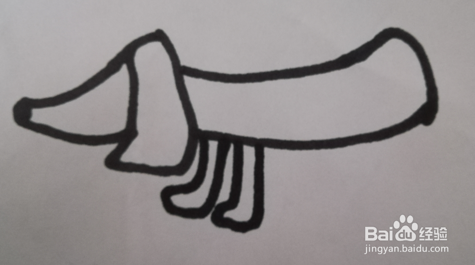 简笔画 小狗的简笔画 小狗的画法