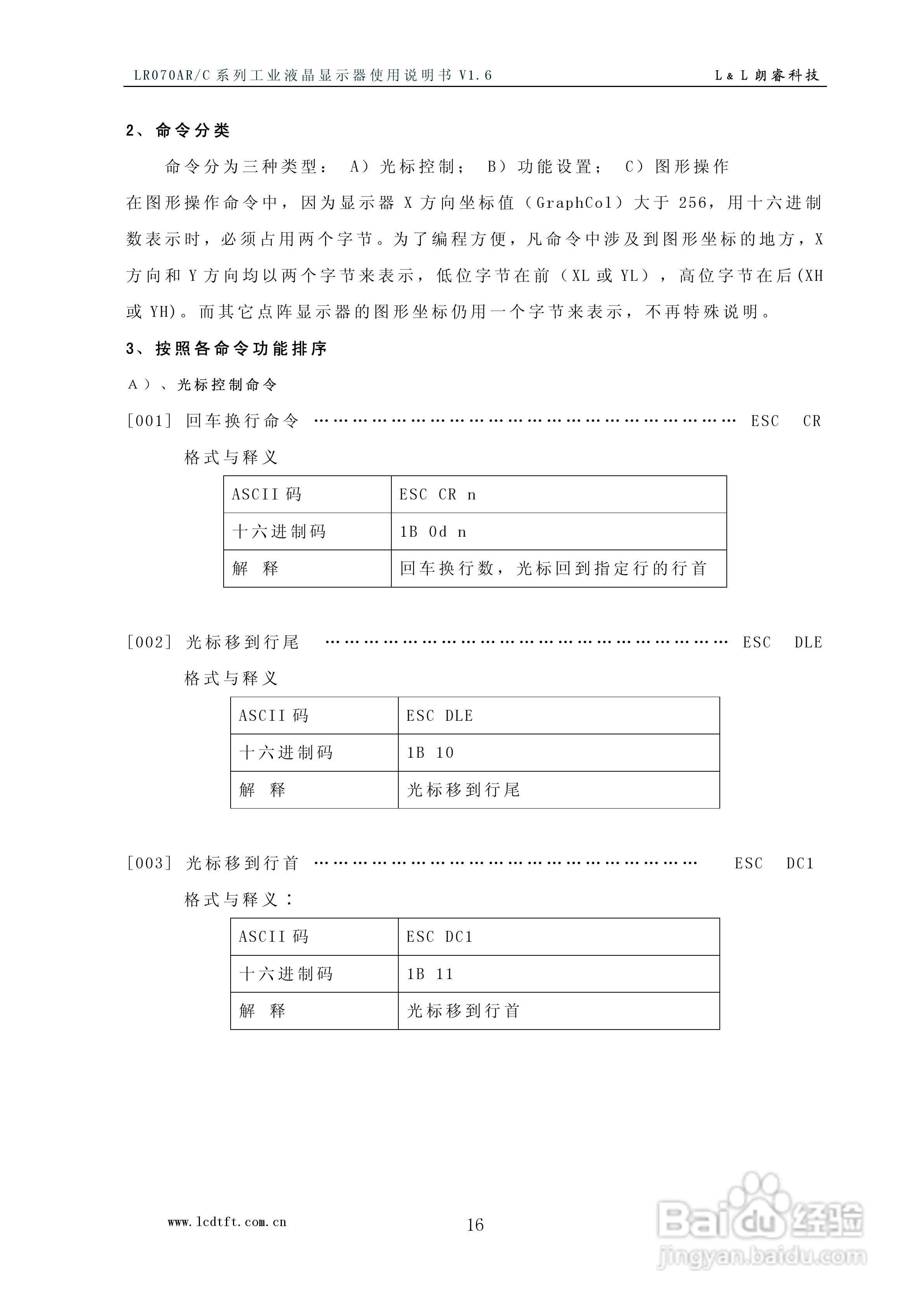 LR070AR/C型彩色工业液晶显示器使用说明书:[2]