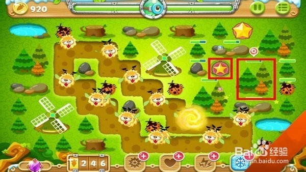 保卫萝卜2第21关金萝卜攻略