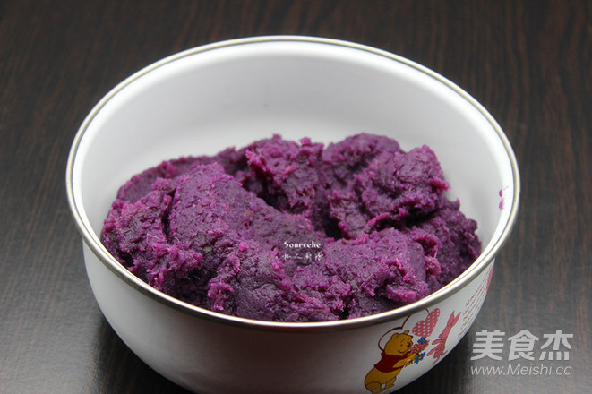 紫薯水晶饼的做法