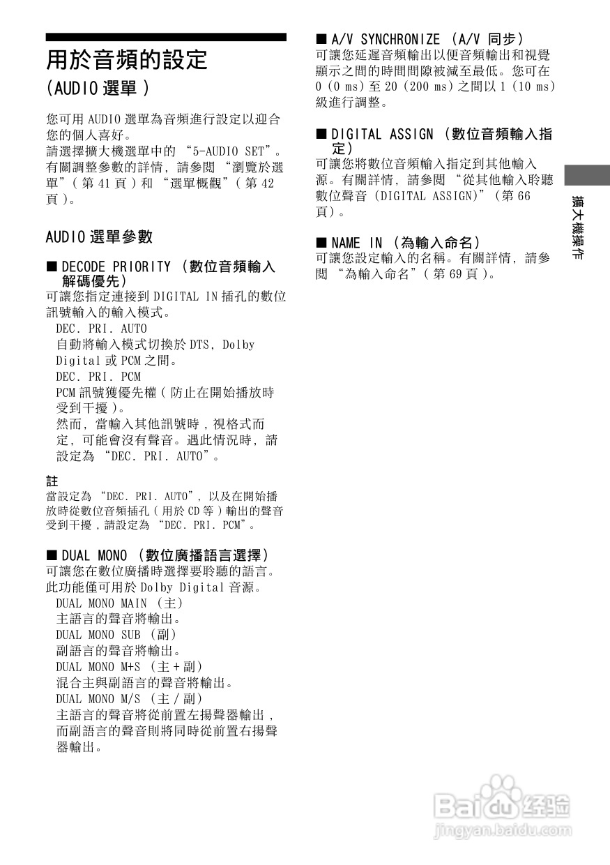 SONY STR-DG800功放使用说明书:[3]
